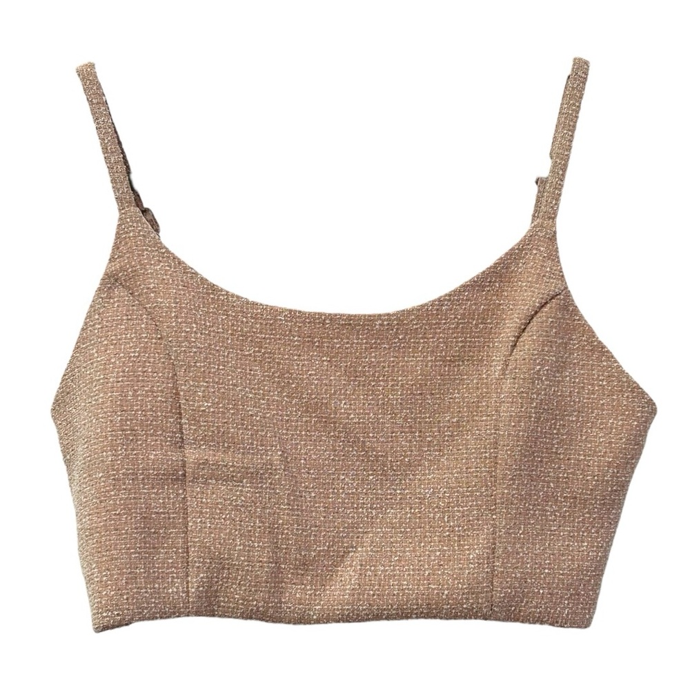 Embrace Los‎ Angeles Women’s Spaghetti Strap Crop Top  Sz L